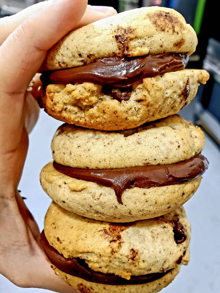 Chocolate Chip Cookie Sandwich (Whey) for wholesale by Stuffum Naturals