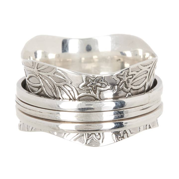 Zoey Simmons - Wholesale Band/Stacked Ring - Deva Spinner Ring - SF0