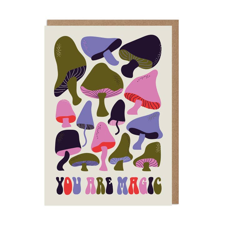 Magic Mushrooms Appreciation Card for wholesale by Betiobca