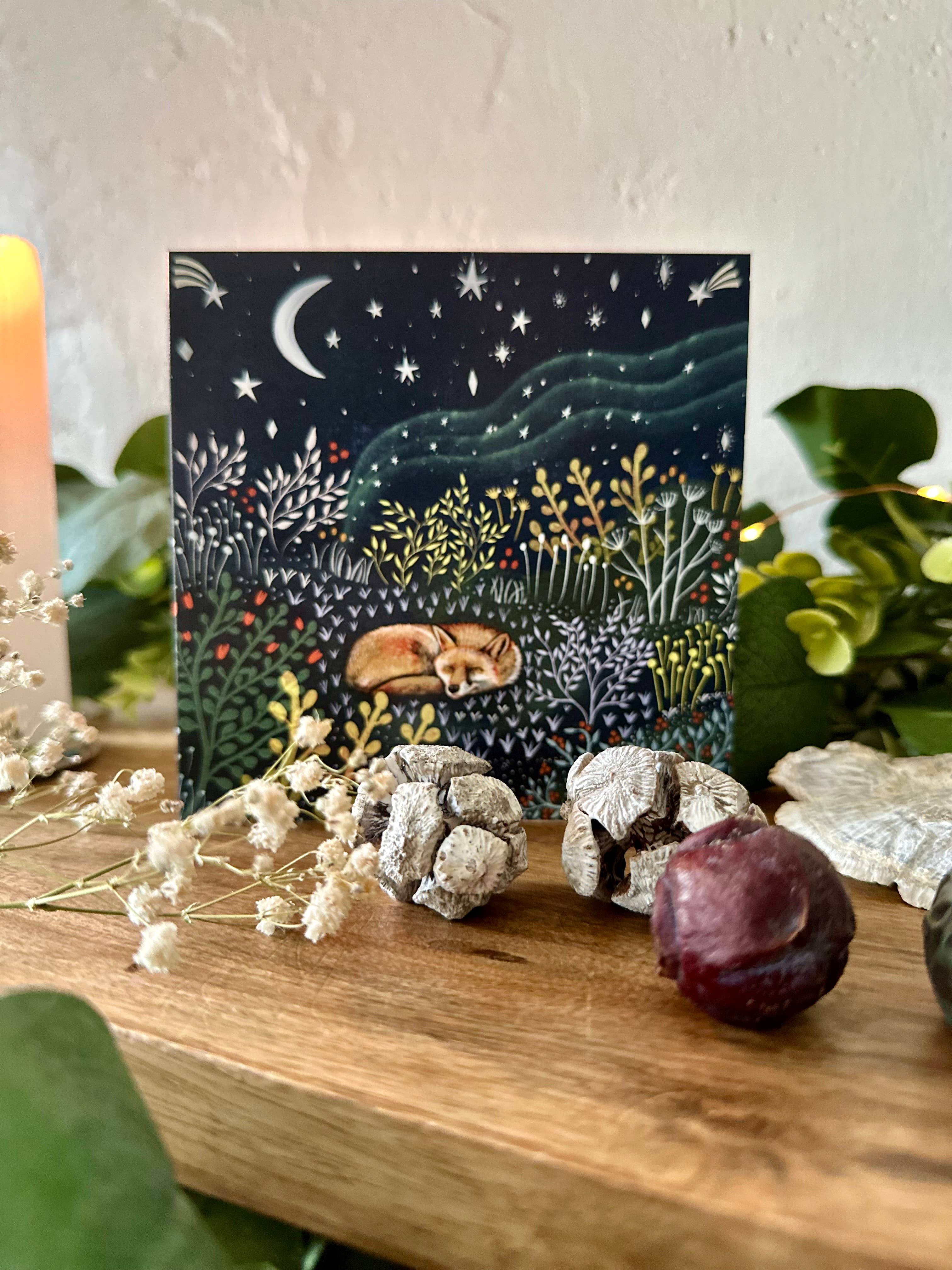 Glitter and Earth – wholesale Season’s Greetings card – Pack of 5 winter cards2