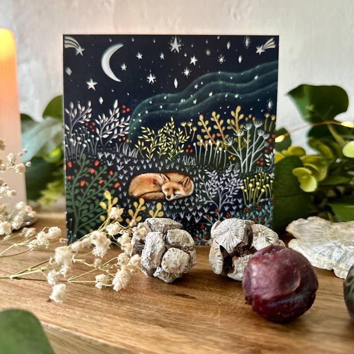 Glitter and Earth - Wholesale Season's Greetings Card - Pack of 5 winter cards2