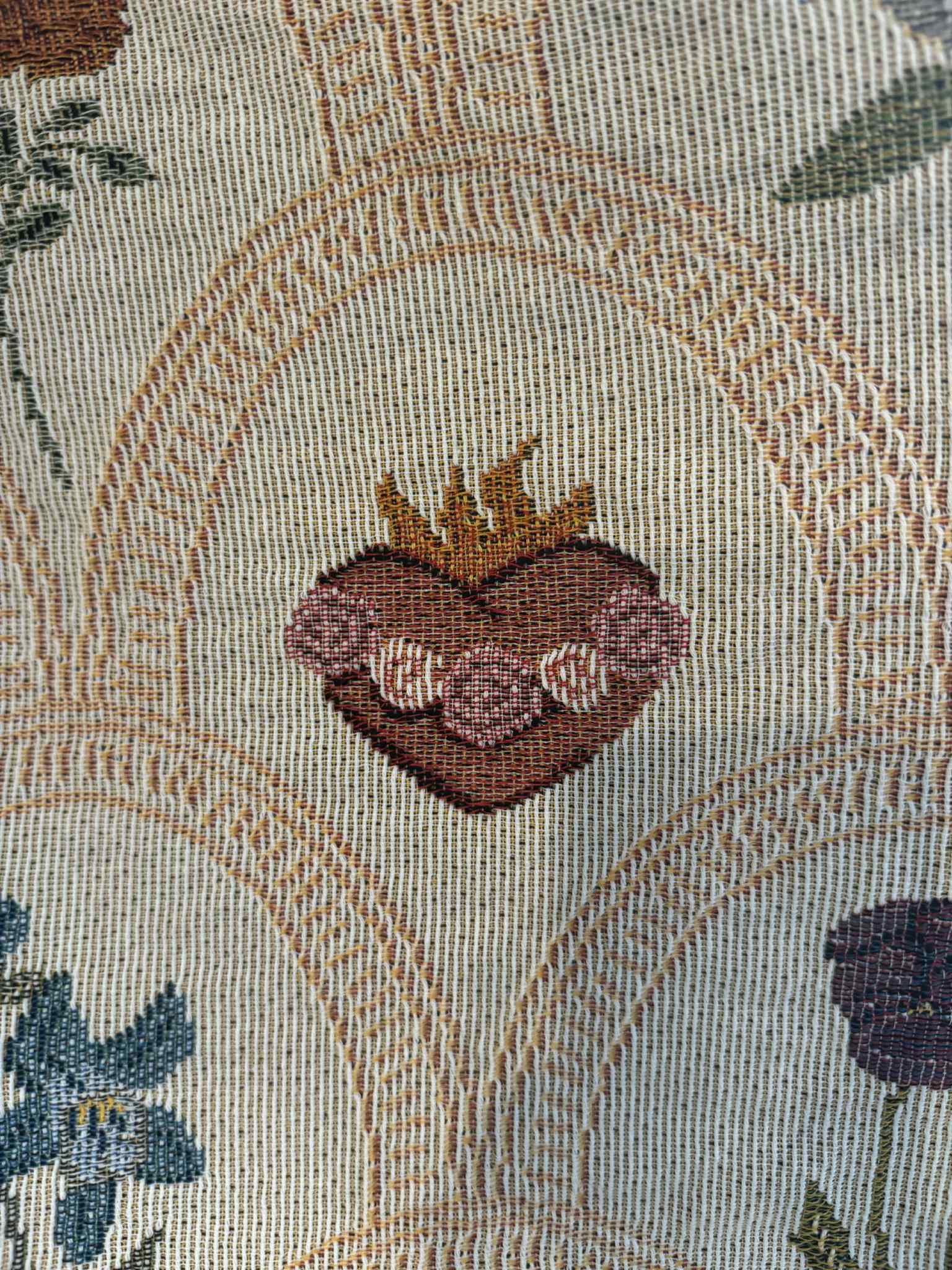 Brick House in the City - Wholesale Throw Blanket - Mary's Sacred Garden Woven Blanket2