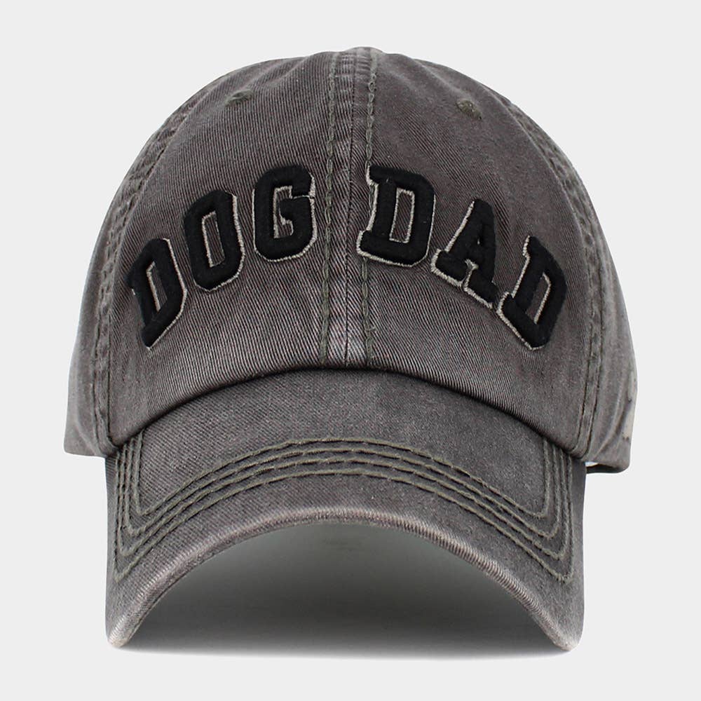 Sensibling Corp. - Wholesale Baseball Cap - Men's - Dog Dad Message Vintage Baseball Cap0