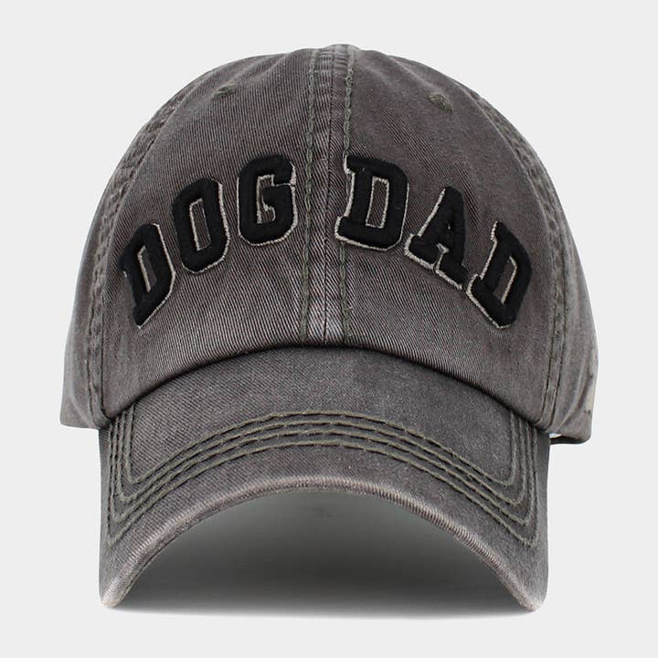 Sensibling Corp. - Wholesale Baseball Cap - Men's - Dog Dad Message Vintage Baseball Cap