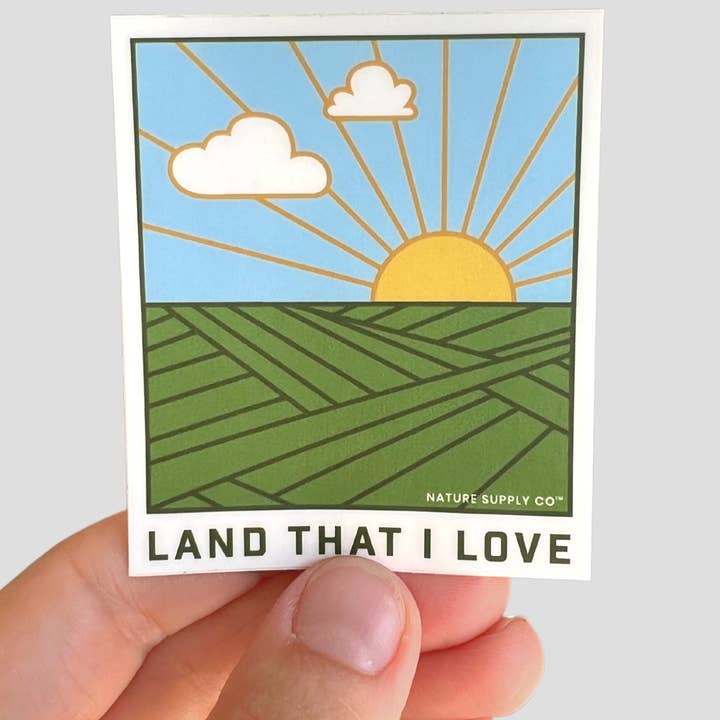 Nature Supply Co - Wholesale Sticker - Land That I Love Sticker – Gift Idea1