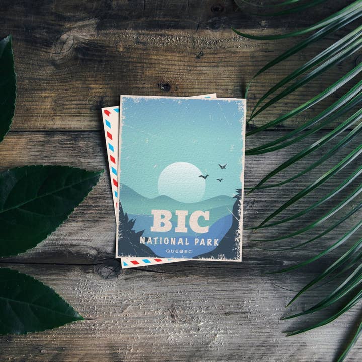 Canada Untamed - Wholesale Postcard - Bic Quebec National Park Postcard5