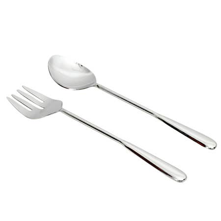 India Handicrafts Inc - Wholesale Serving Utensil - Teardrop Handle Servers, Set of 23