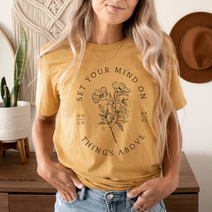 Mother's Day Tee Faith Based Bible Verse Shirt Christian Graphic Faith Based T-Shirt With Bible Verse for wholesale by Faith & Life Christian Brands