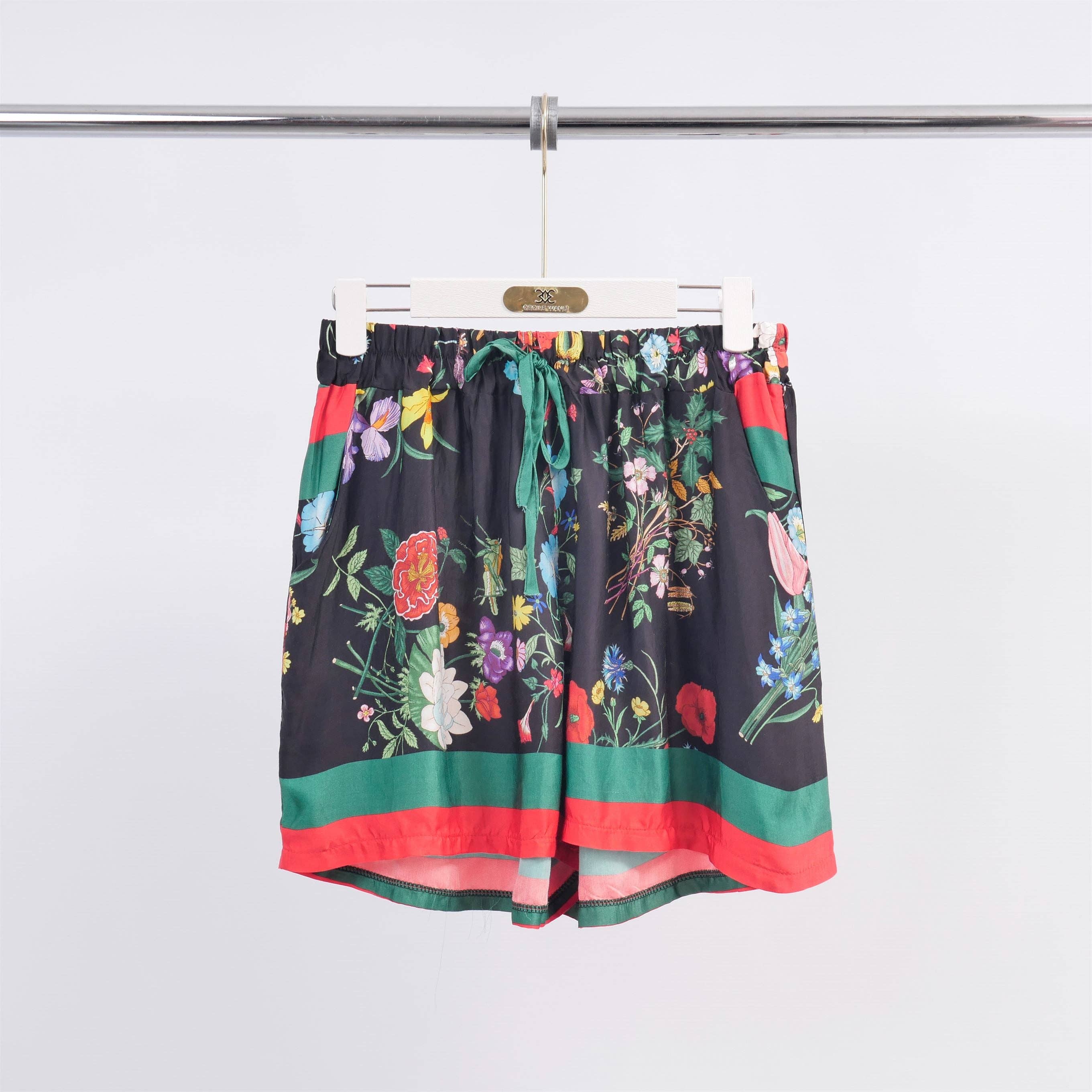 Cecile Wang – wholesale Shorts – Women’s – Floral printed fluid short silk-viscose KD8320VS-60