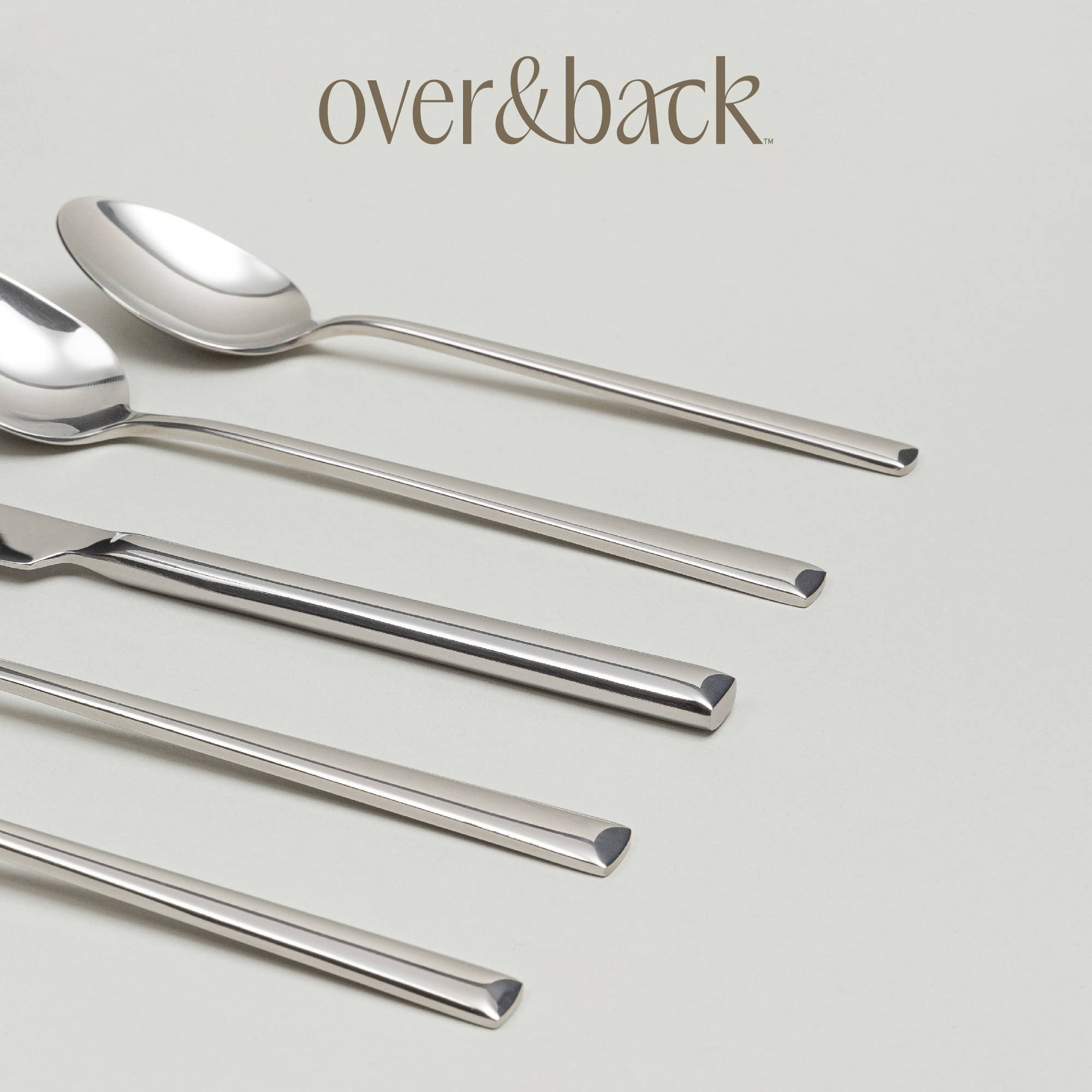 Mirrored Stainless Modern Flatware Cutlery Set – 20pc Service for 4 for wholesale on Faire6