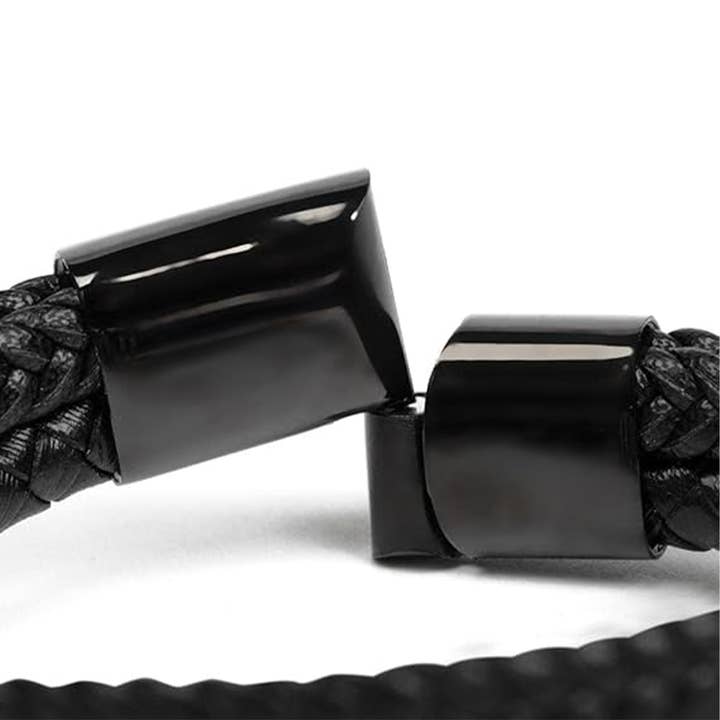 DINAWeb Srls – wholesale Woven/braided bracelet – Braided Leather Bracelet - Happy Retirement3