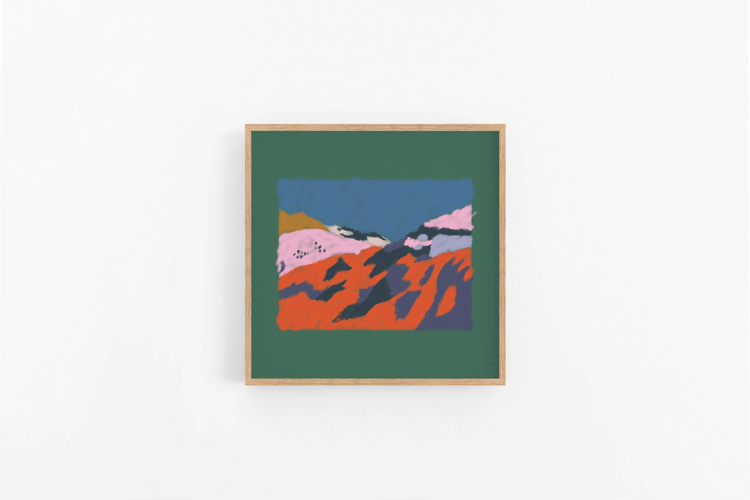 Emma Make - Wholesale Art Print - Ethiopian Ravine Print of African Landscape | Square Sizes0