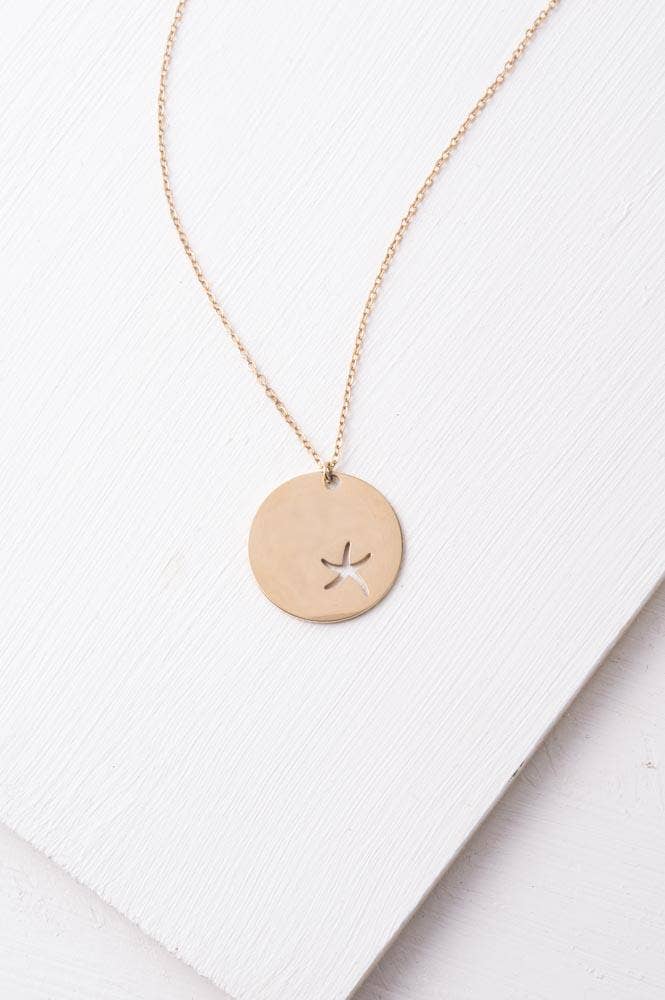Starfish Project, Inc - Wholesale Pendant/Charm Necklace - Community Gold Starfish Pendant Necklace Set4