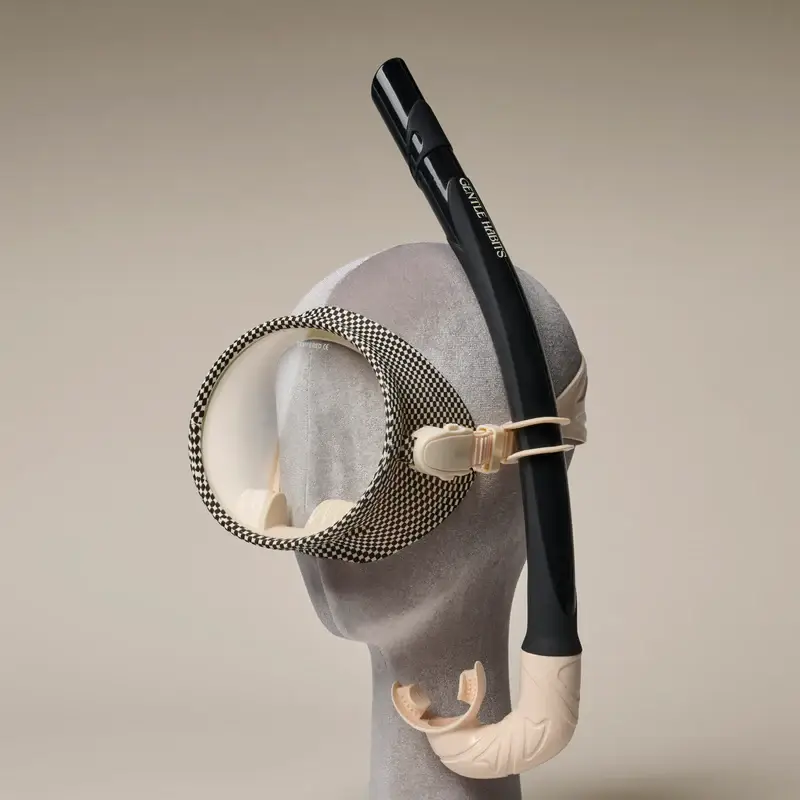 Gentle Habits US - Wholesale Swim Goggles - Unisex - Dive Mask and Snorkel Set - CHECKERED1