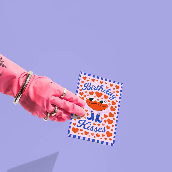 Soko Says - Wholesale Birthday Card - Birthday Kisses Card