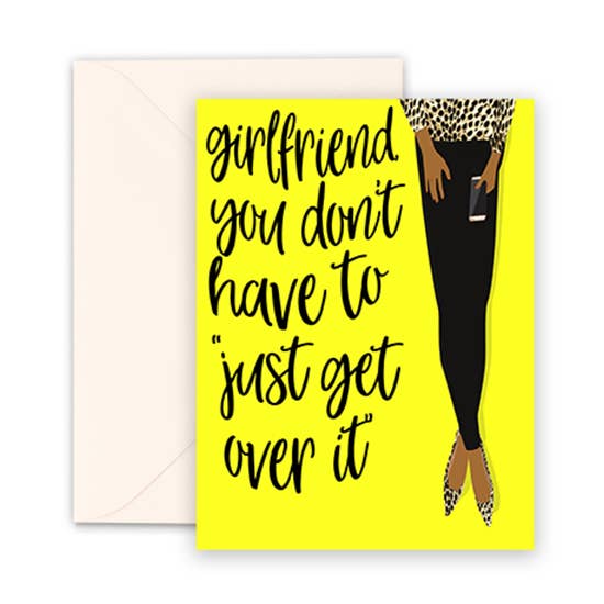 Over It Card for wholesale by Paper Rehab