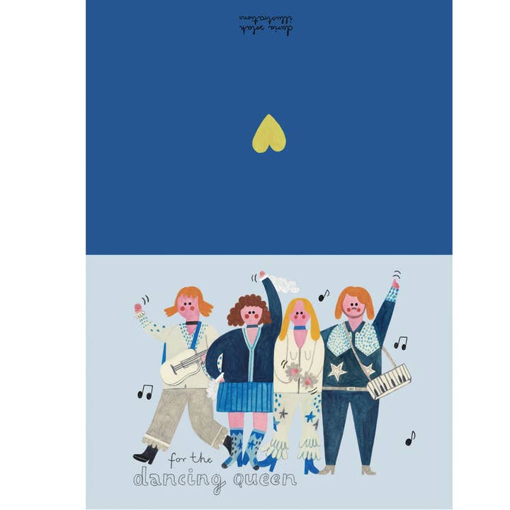 Daria Solak Illustrations - Wholesale Everyday greeting card - dancing queen card1