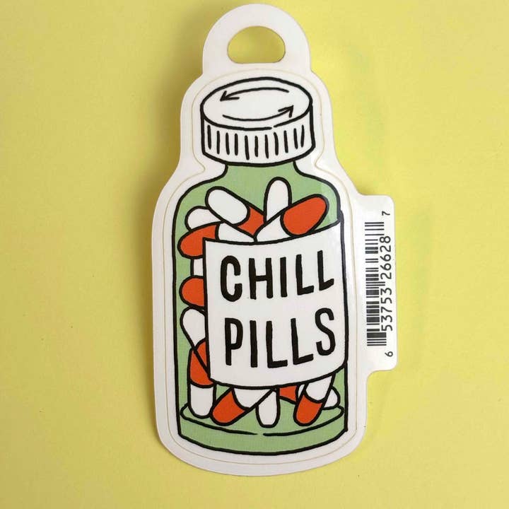 Chill Pills Klistermärke för wholesale av Jacqueline Colley