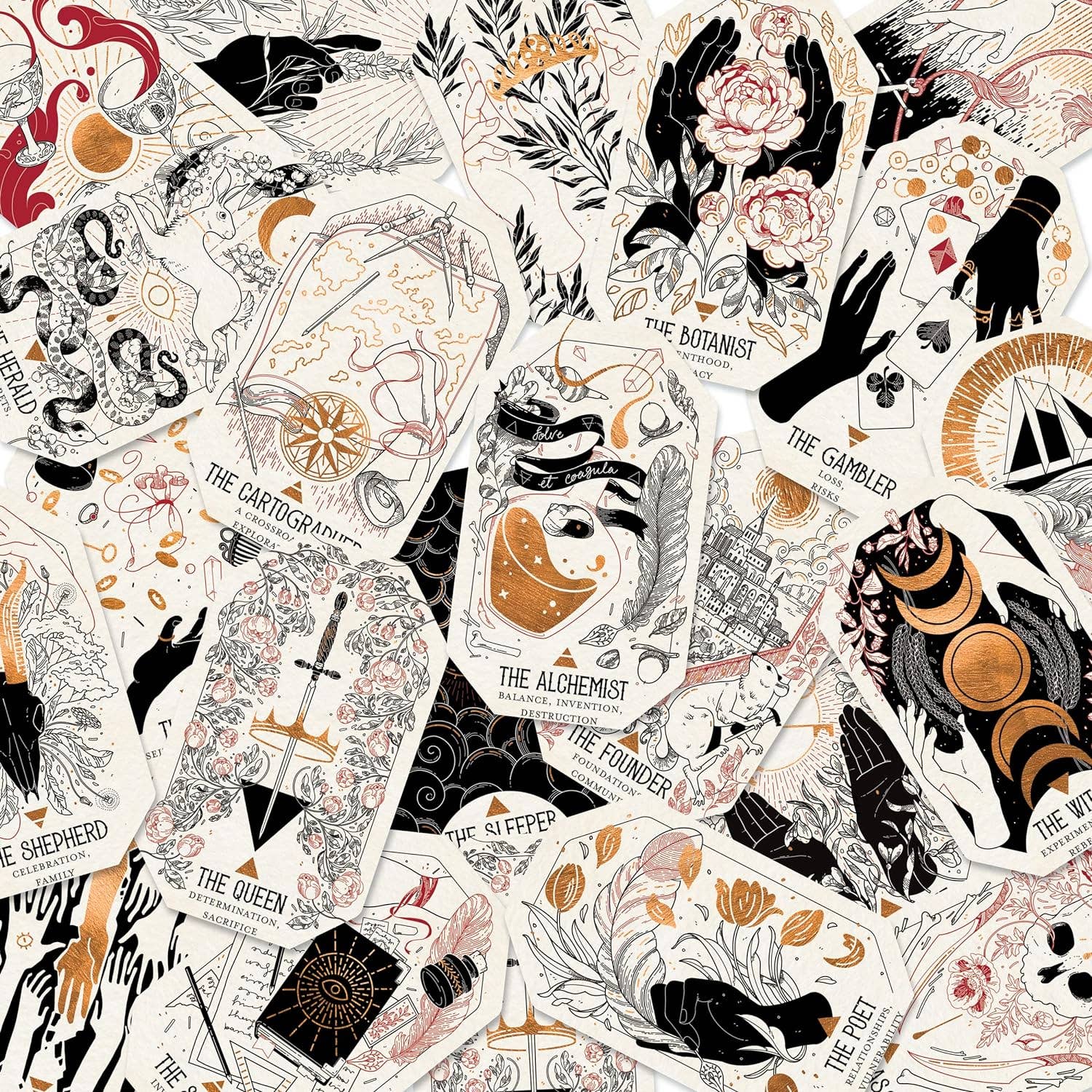 Cardshouse - Wholesale Tarot Cards - The Citadel: A Fantasy Oracle Cards Deck Sterling Ethos2