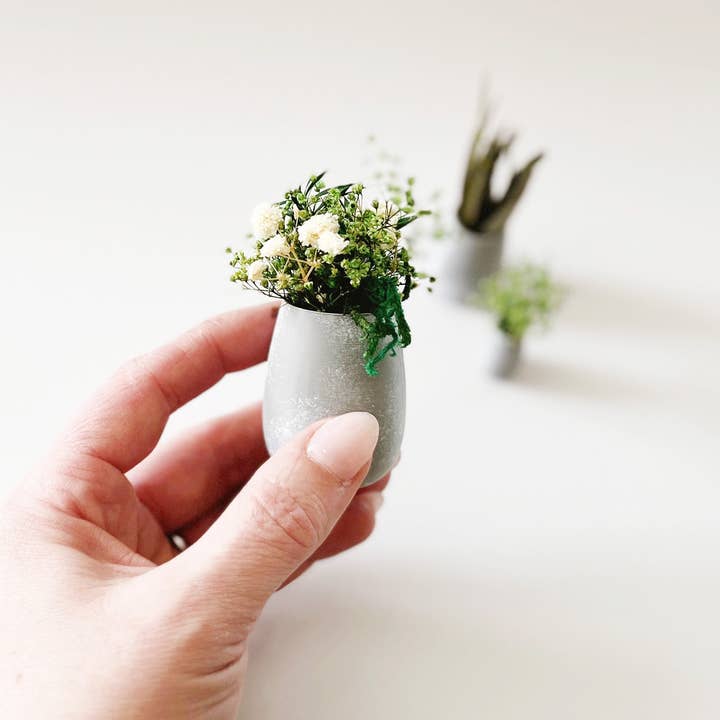 Miniette - Wholesale Decorative Tabletop Object - Miniature Dollhouse Plants: Set of 31