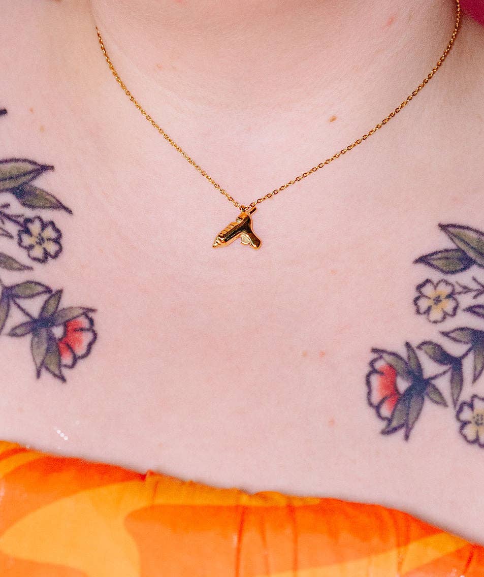 The Peach Fuzz – Großhandel Kette mit Anhänger/Charm – Halskette mit Heißklebepistole6