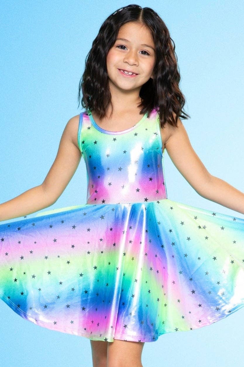 PixieLane - Wholesale Dress - Kids - Glitter Tank Super Twirl Dress44