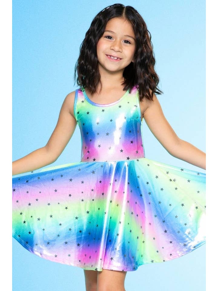 PixieLane - Wholesale Dress - Kids - Glitter Tank Super Twirl Dress44