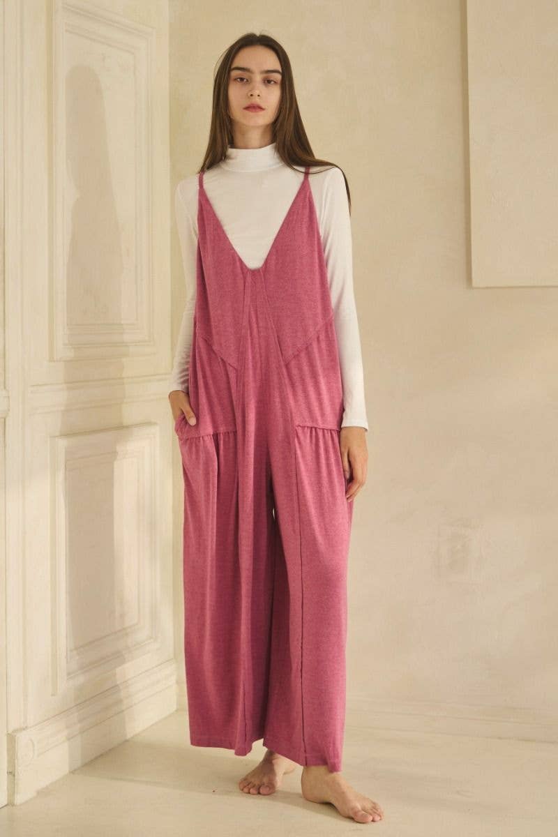 Oddi - Wholesale Jumpsuit - Women's - Plus Soft Rayon Jersey Palazzo Jumpsuit1