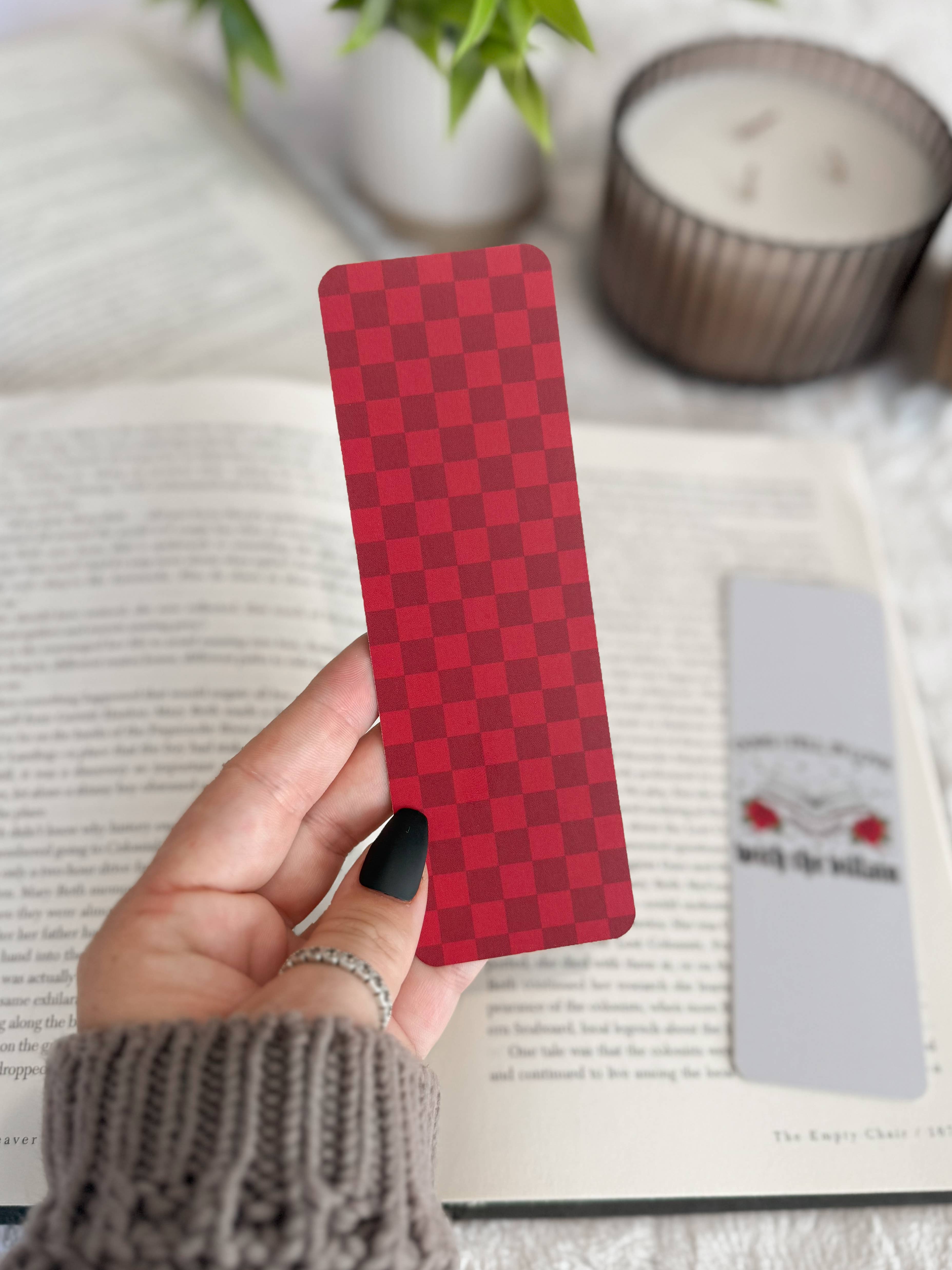 Little Turkey Shoppe - Vente Marque-page - Ensemble de marque-pages Villain Lover, à carreaux1