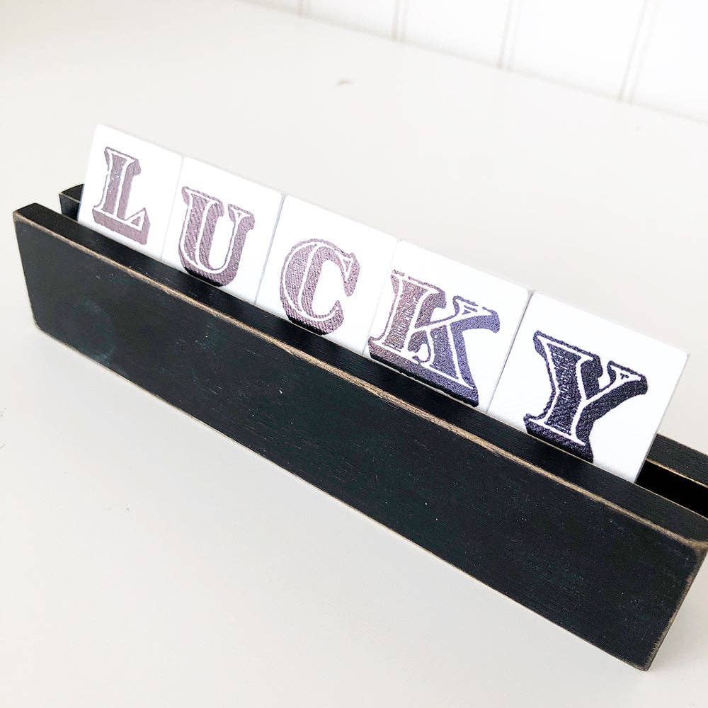 Foundations Decor - Vendita all'ingrosso Decorazioni da tavolo - Supporti per piastrelle Scrabble Decor10