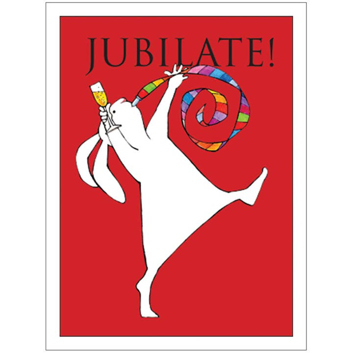 Jubilate Holiday Card for wholesale by Studio Eleven Papers
