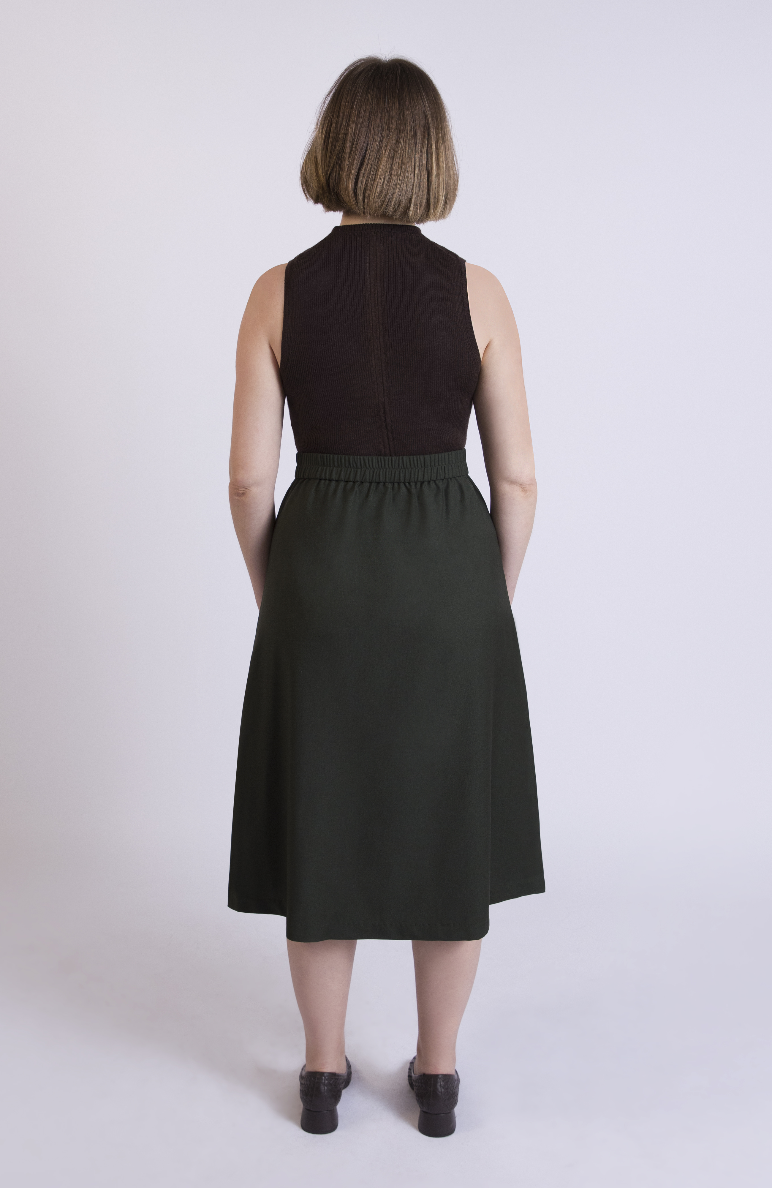 Aam The Label - Wholesale Skirt - Women's - The Wool Midi Skirt16