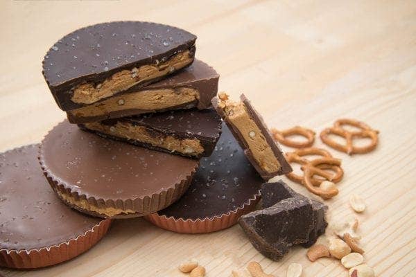 CB Stuffer - Wholesale Chocolate Covered Sweets - Dark Chocolate Salted Pretzel Peanut Butter Cup2