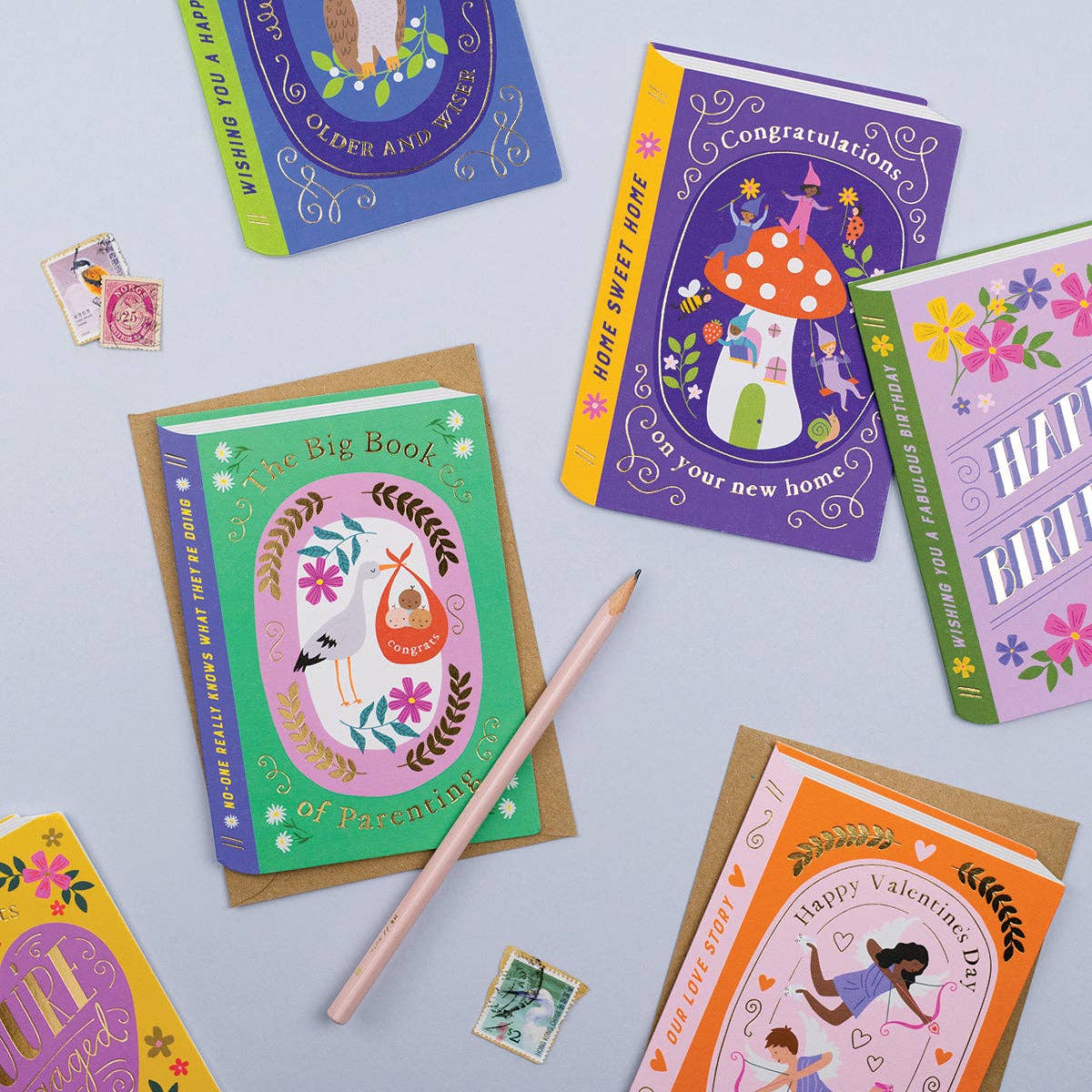 Mifkins – wholesale Baby card – Fairytale New Parents Card1