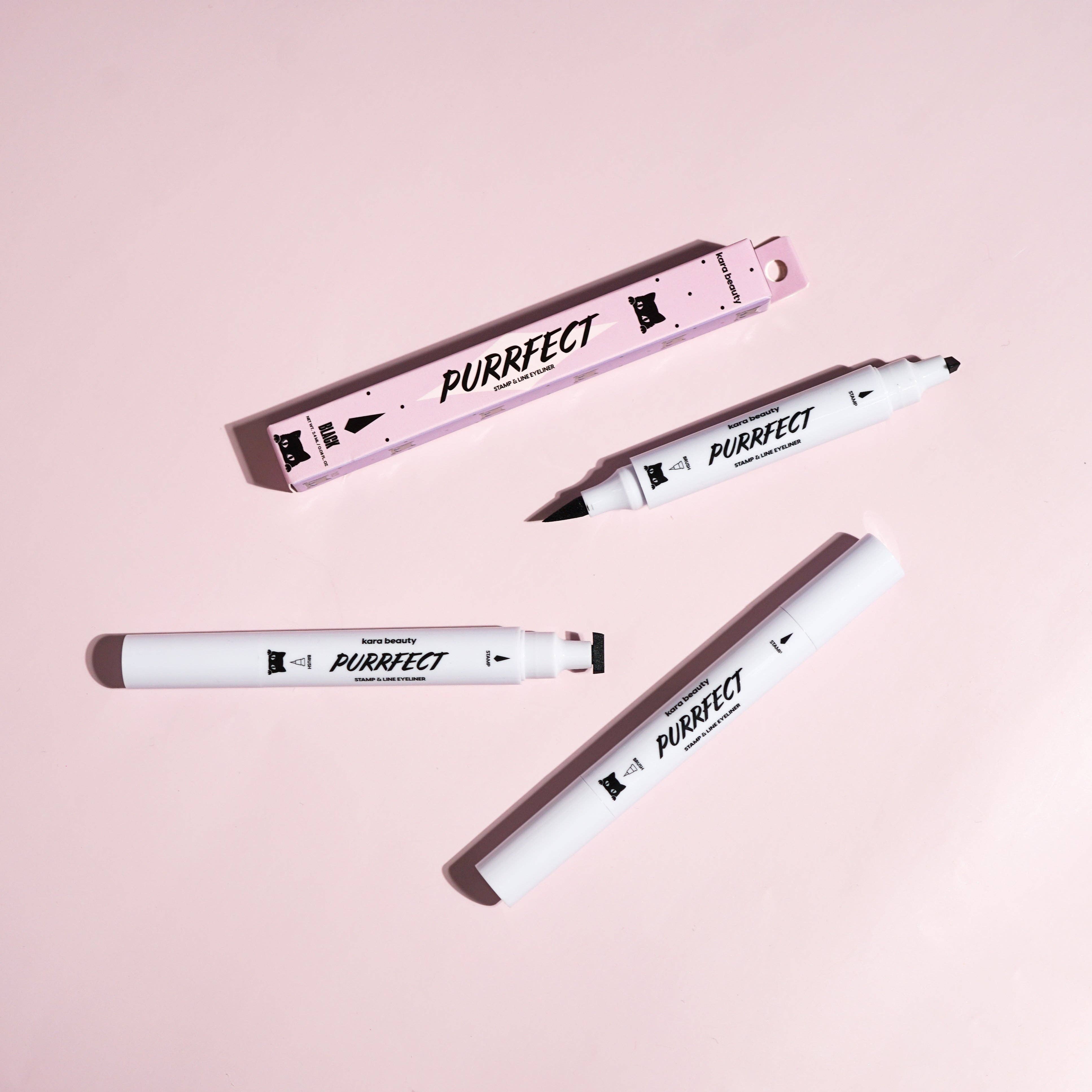 Kara Beauty - Wholesale Eyeliner/Pencil - PURRFECT Stamp & Line Eyeliner - Perfect Cat eyes5
