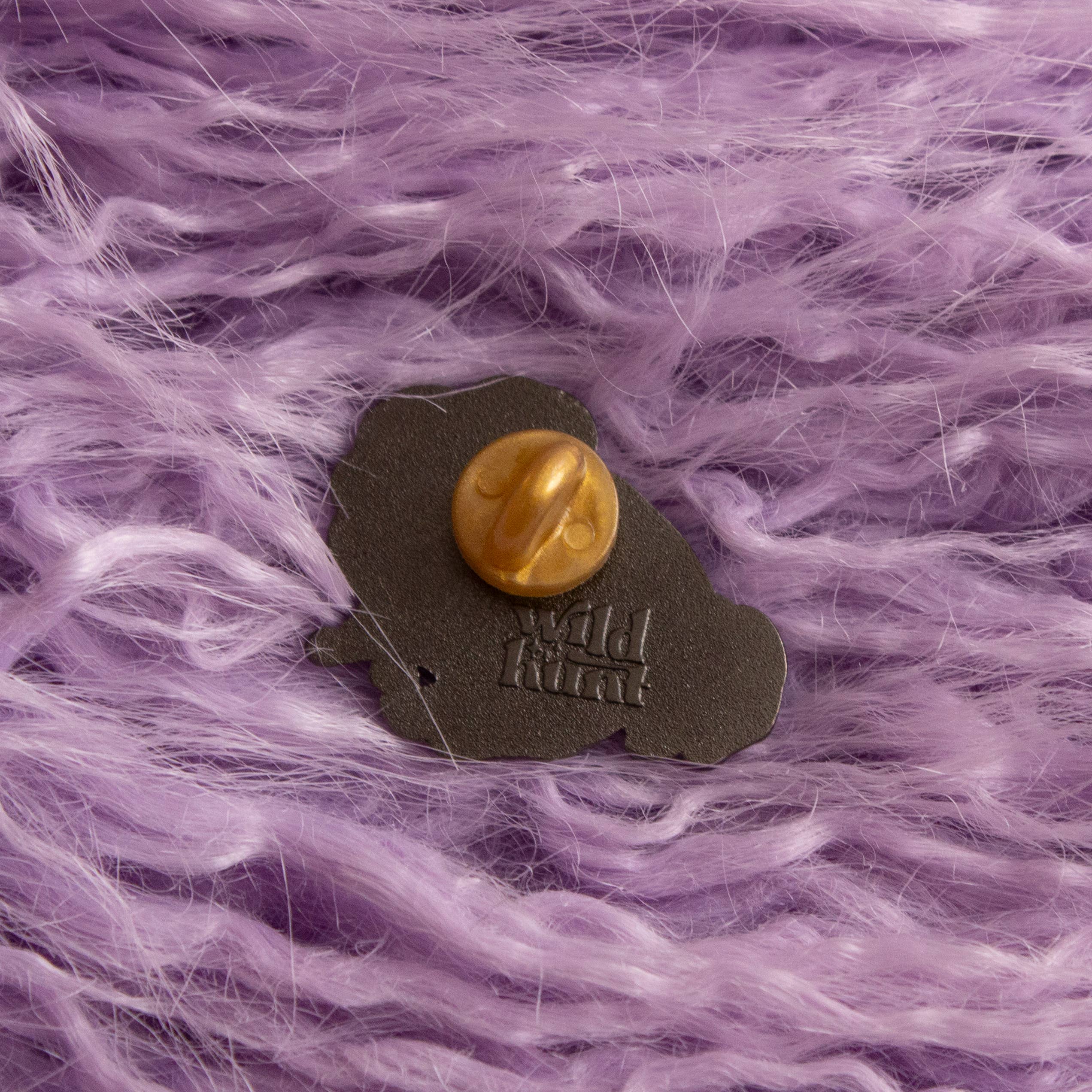 Wild Hunt - Wholesale Lapel Pin/Button - Cowgirl Frog Enamel Pin - Green2