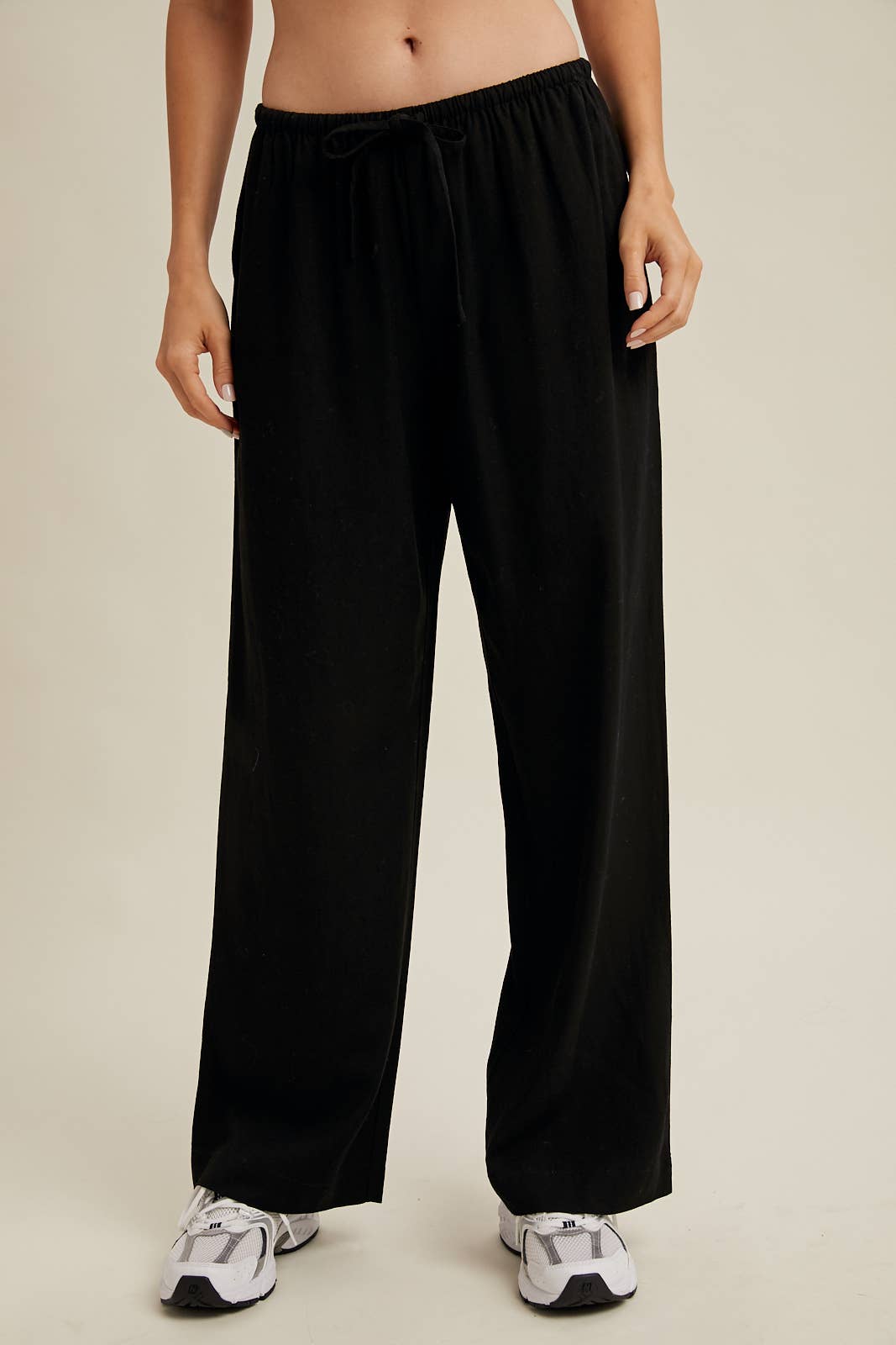 Wishlist Apparel - Wholesale Pants - Women's - LINEN STRAIGHT PANTS / WL25-115554