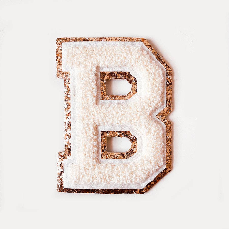 Mimi's Glow Accessories - Wholesale Sticker - Glitter Letters Cream (VE3)2