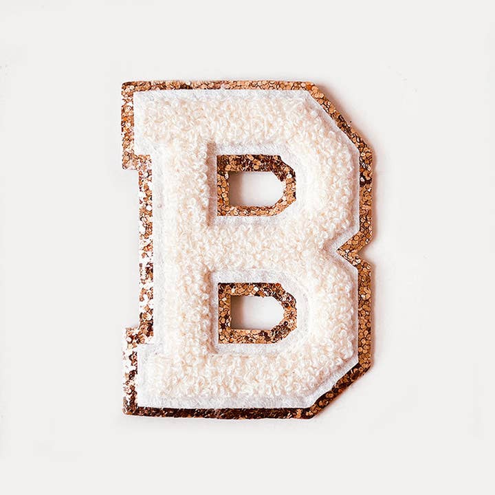 Mimi's Glow Accessories - Wholesale Sticker - Glitter Letters Cream (VE3)2