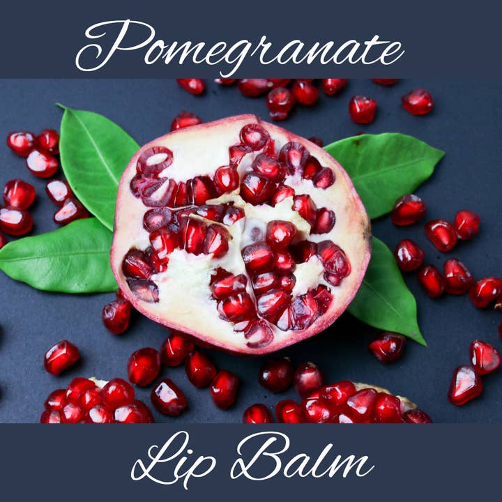 Pomegranate Beeswax Lip Balm Tin for wholesale by The Bees' Waxy Knees