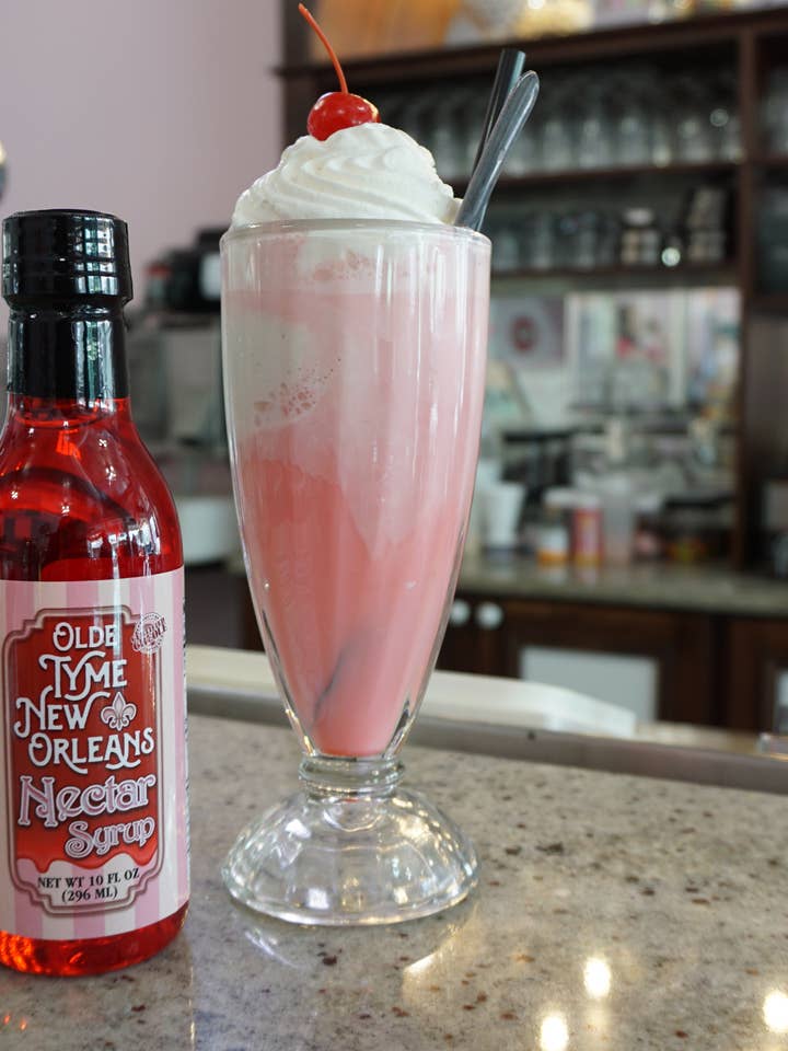 Olde Tyme Nectar Syrup 10 fl oz. for wholesale by Sean Rivera,LLC / dba Olde Tyme New Orleans