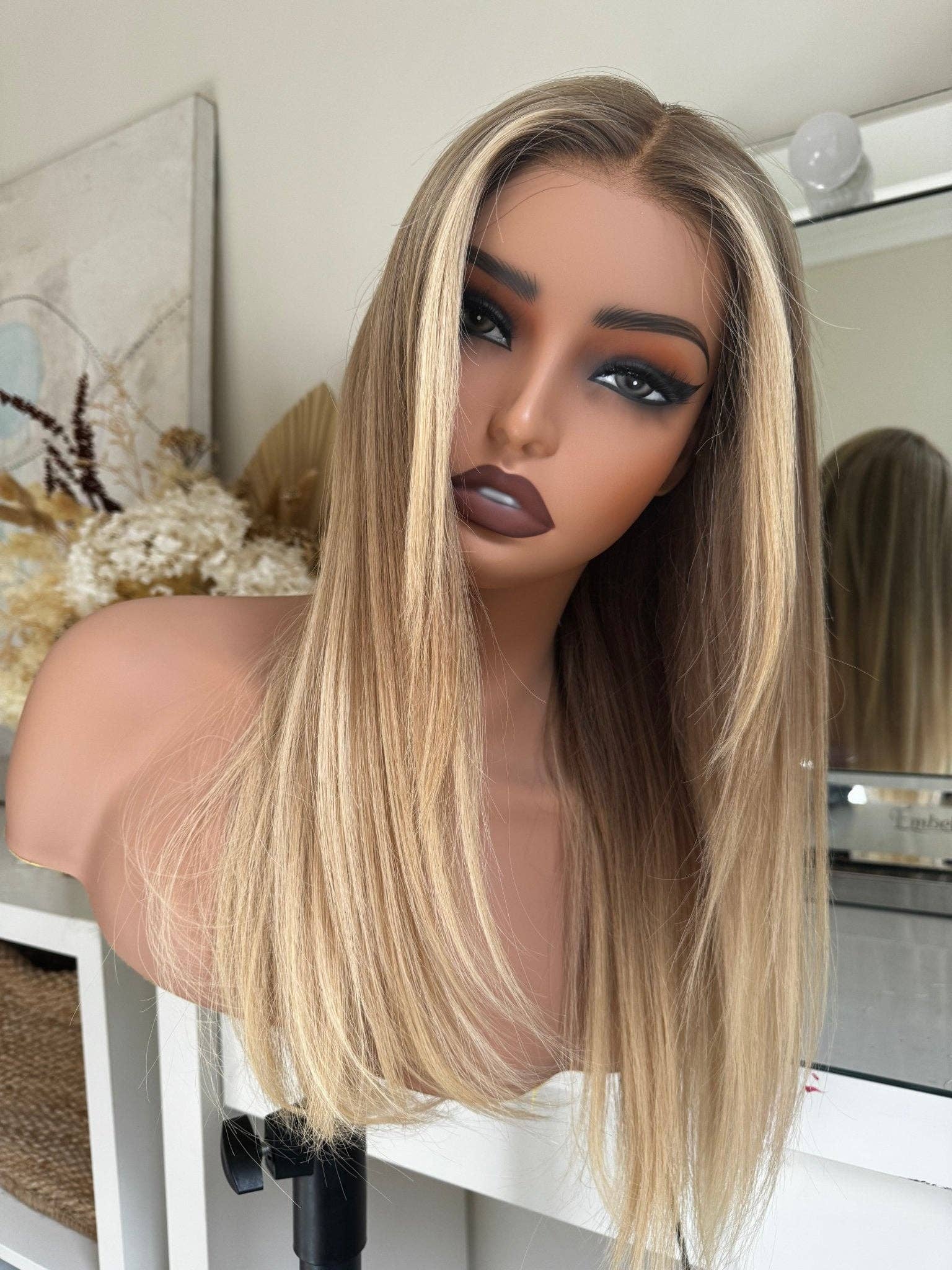 Milk & Honey - Wholesale Hair Extensions - MARY - Lived In Blonde - Human Hair Wig1
