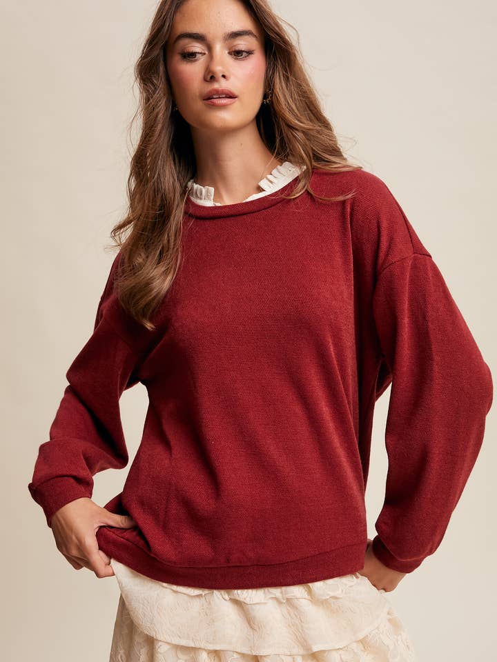 Maglia in Maglia Spazzolata LT1208R per la vendita all'ingrosso da parte di Listicle