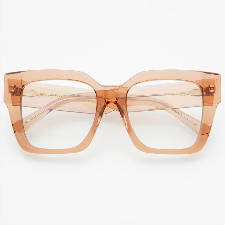 Crystal Brown Bon Chic Blue Light Readers Reading Glasses Eyeglasses for wholesale on Faire