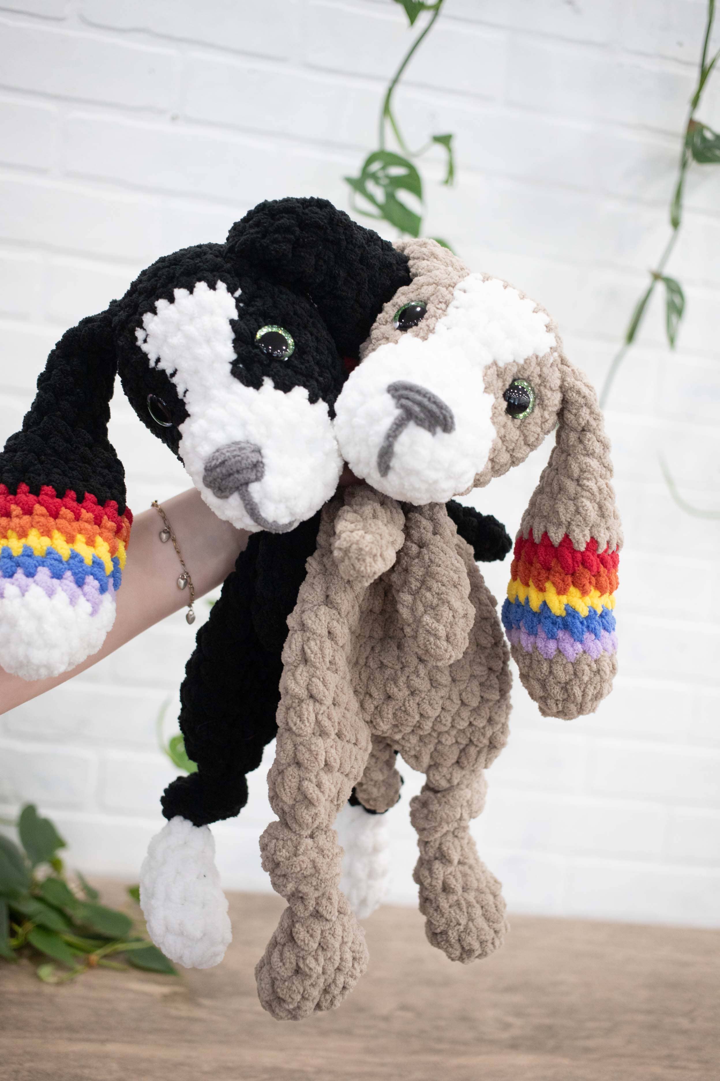 The McGarvey Workshop - Vente Peluche – enfant et bébé - Chiot Peluche, Animal en Crochet, Doudou Chiot8