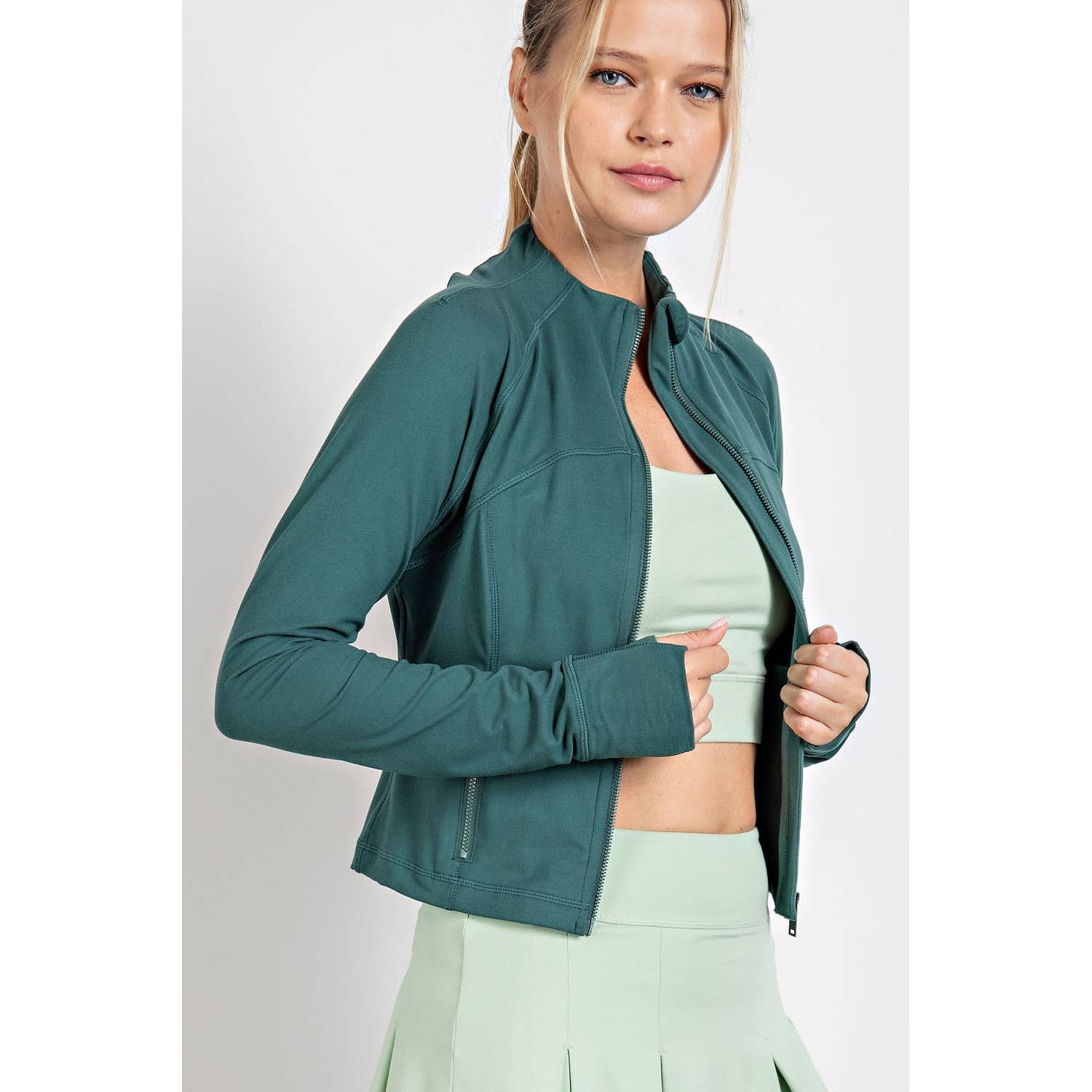 Rae Mode - Wholesale Athletic Jacket - Women's - BUTTER LONG SLEEVE CROP DEFINE JACKET41