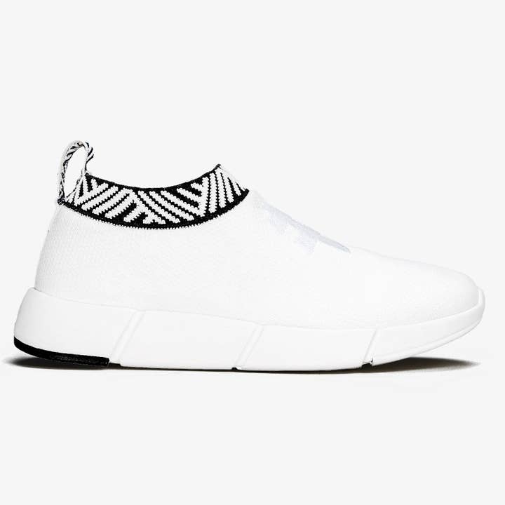 Women's Coffee Sneakers - Classic White for wholesale by Rens Original