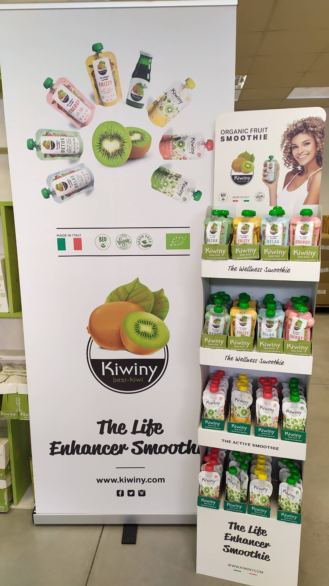 KIWINY Srl - Vente Jus bien-être/fortifiants - Kiwiny Wellness Smoothie Frizzant1