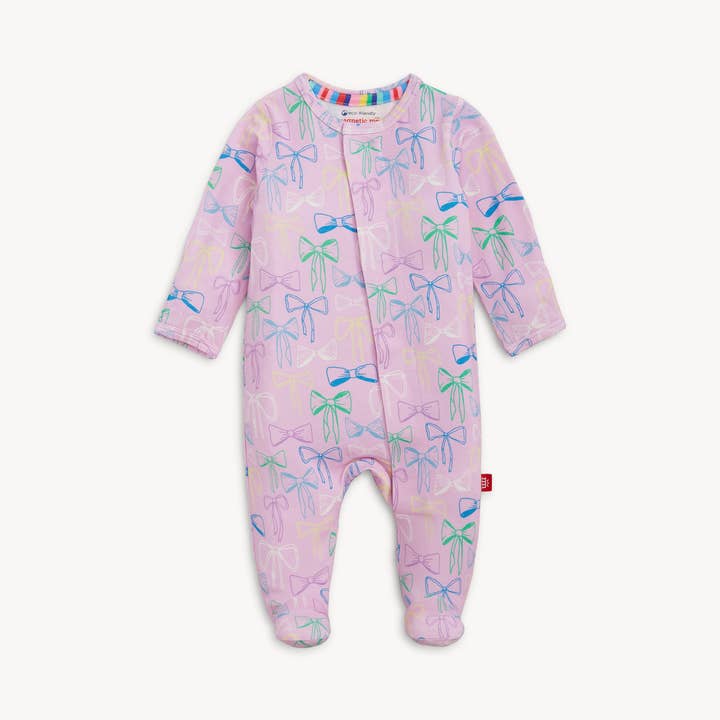 TAKE A BOW MODAL MAGNETIC FOOTIE for wholesale by Magnetic Me