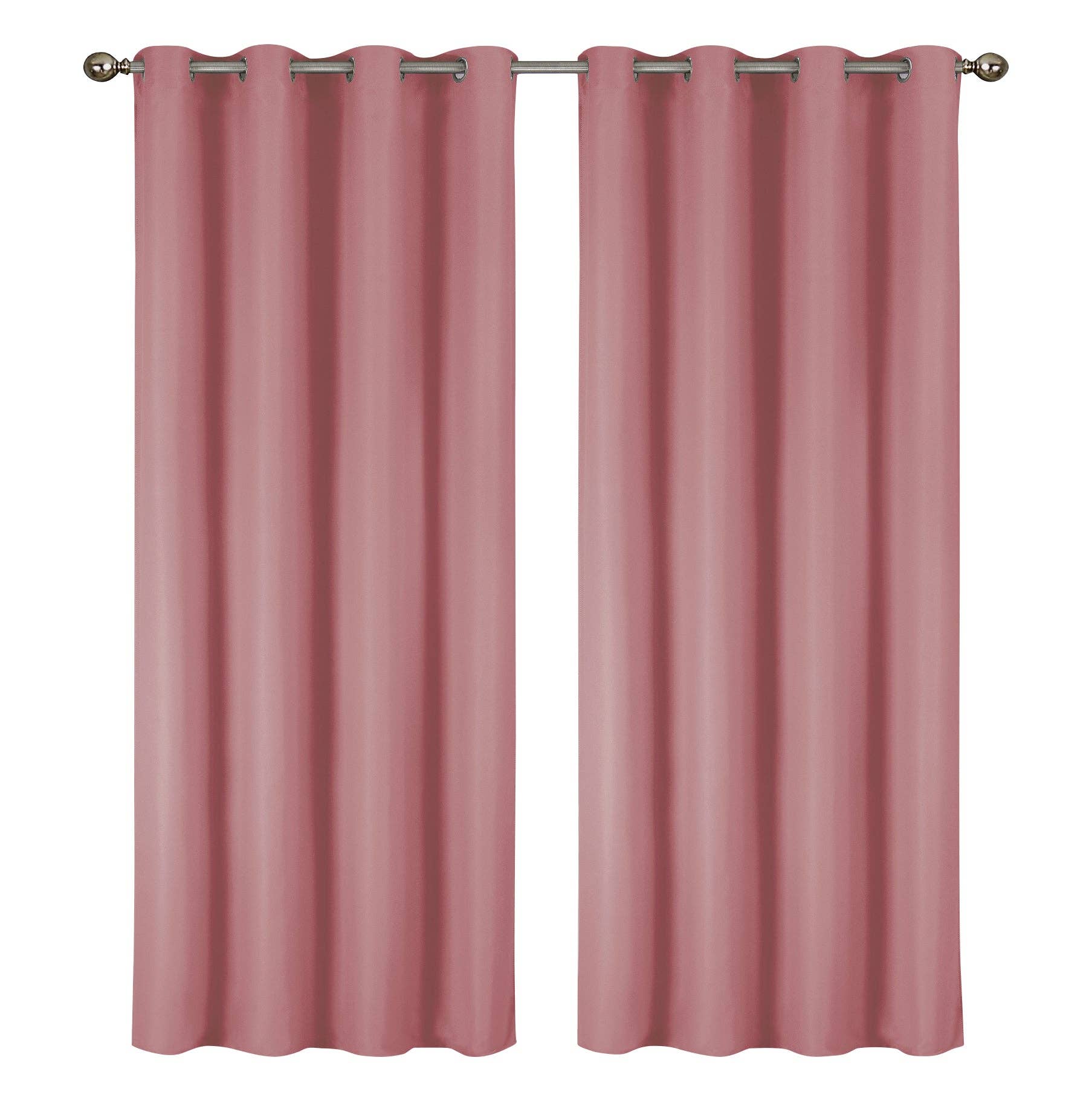 J&V TEXTILES – wholesale Curtain – 2 Pack - 55'' X 84'' Solid Thermal Blackout Panels (19 Colors)13